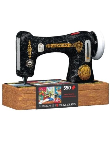 Puzle 550pcs Máquina de coser Vintage lata