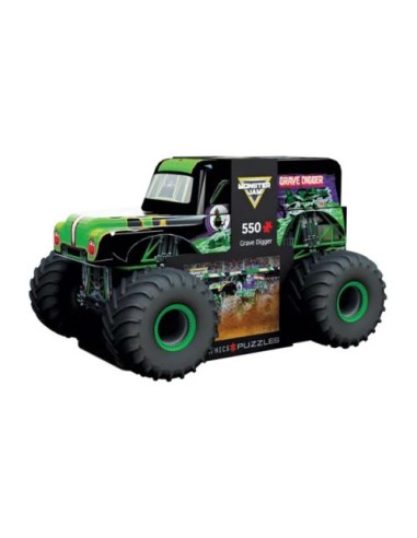 Puzle 550pcs Moster Jam - Grave Digger lata