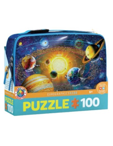 Puzle 100 pcs Sistema Solar - fiambrera
