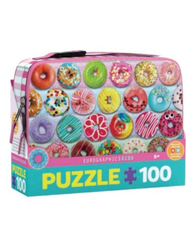 Puzle 100pcs Delightful Donuts - fiambrera