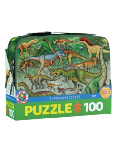 Puzle 100pcs Dinosaurio - fiambrera