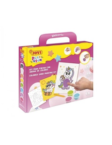 Play-Fun pintar con arena Unicornios
