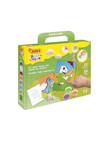 Play-Fun pintar con arena Dinosaurios