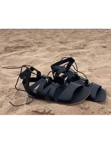VIVANT Sandalia barefoot Romana negro