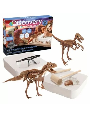 Kit de excavación 2 dinosaurios