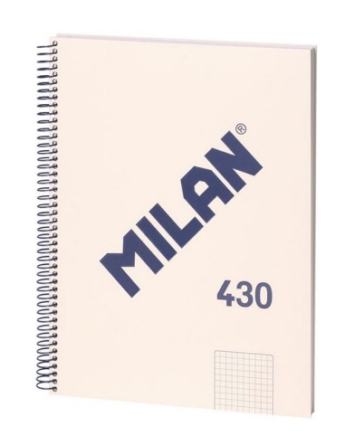 MILAN Cuaderno A4 espiral Serie 1918 Beige