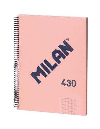 MILAN Cuaderno A4 espiral Serie 1918 Rosé