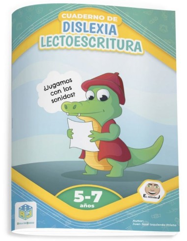 Cuaderno de dislexia lectoescritura 5-7 años